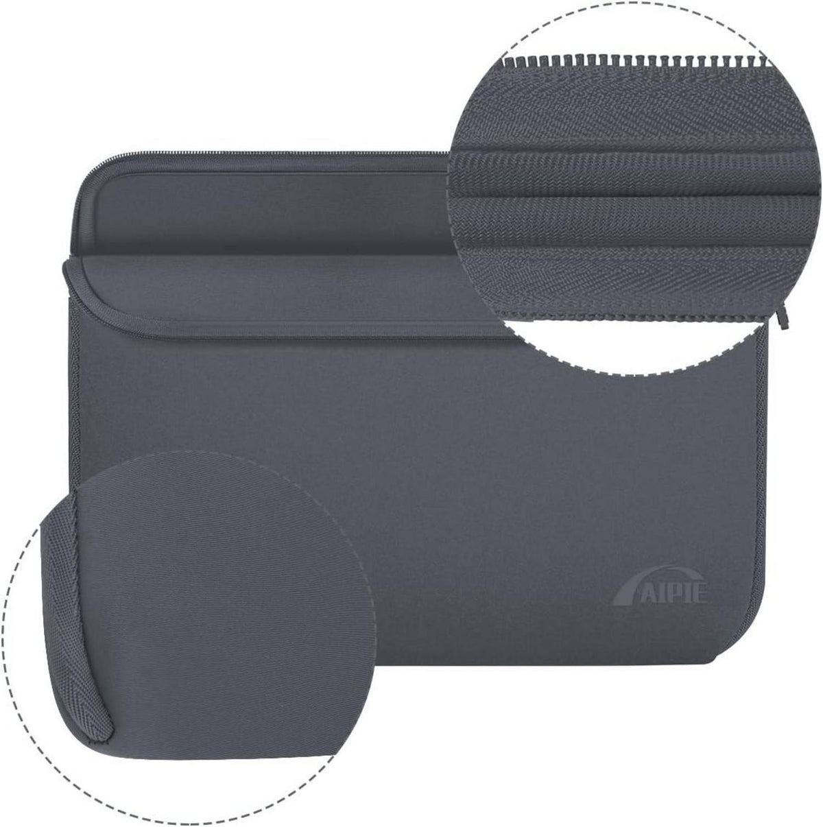 Laptoptasche 13 13,3 Zoll Schutzhülle Notebook MacBook Air Pro 32x23 cm Grau