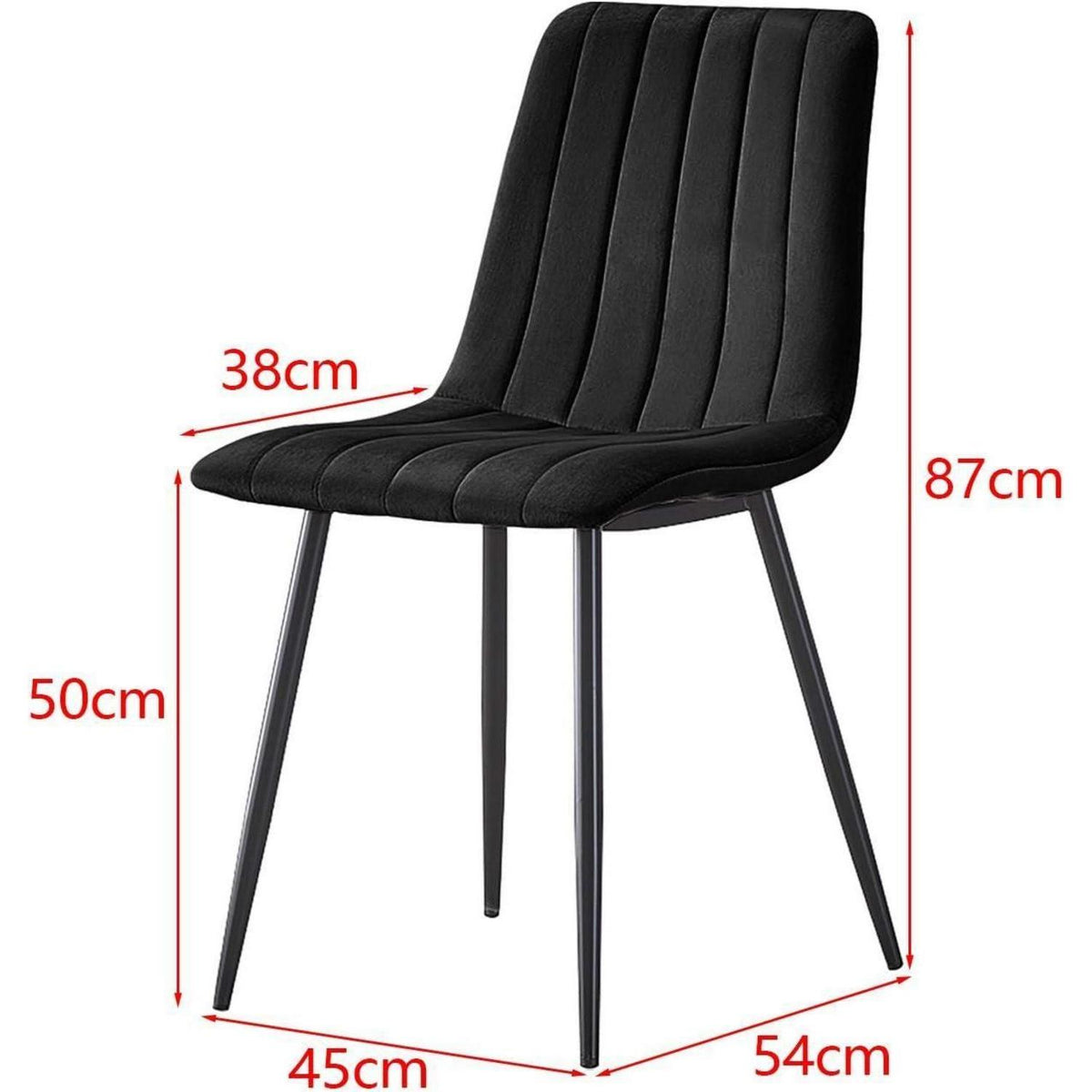 Esstisch Set 140x80cm mit 4 Samtstühlen Grau