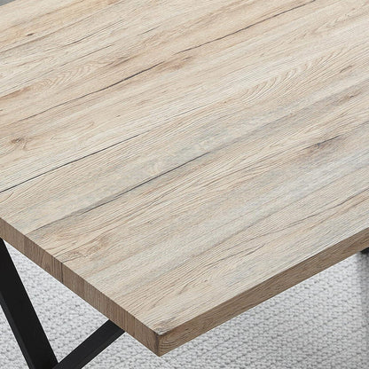 Esstisch Set 140x80cm mit 4 Samtstühlen – Modern & Robust