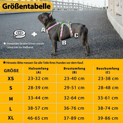 Ausbruchsicher Hundegeschirr Gepolstert Rosa L