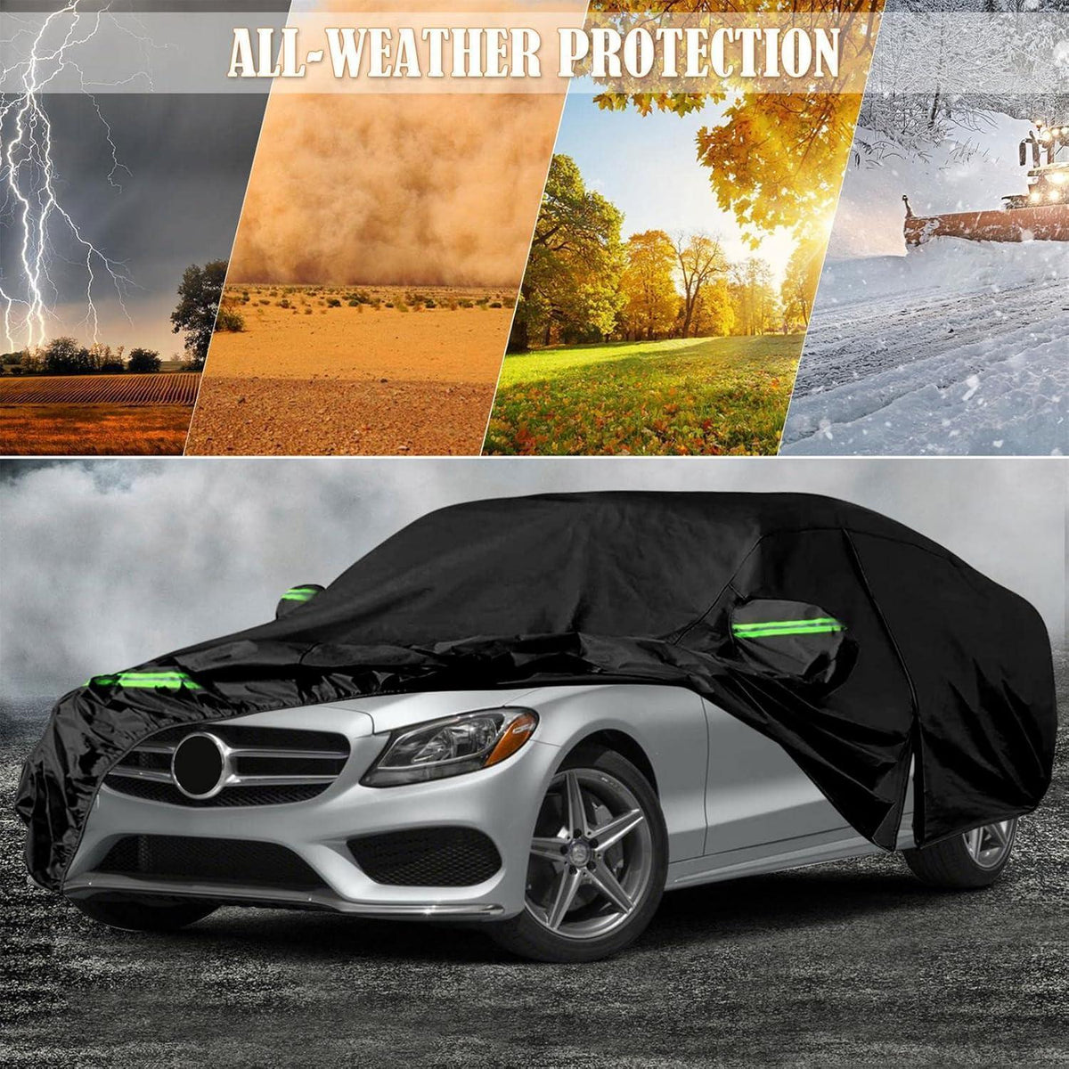 Wasserdichte Autoabdeckung für Mercedes C-Klasse (W204 W205 W206)