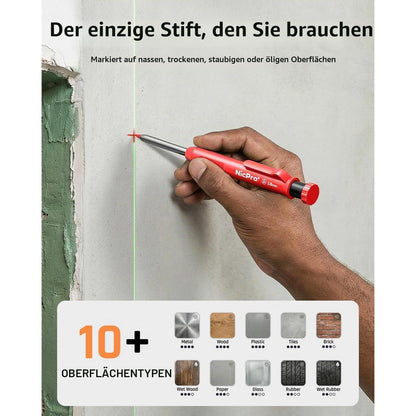 Zimmermannsbleistifte Set mit Minen & Anreißwerkzeug