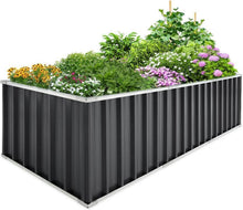 Hochbeet Metall 258x90x60cm Verzinkter Stahl Rostfrei Garten Gemüse