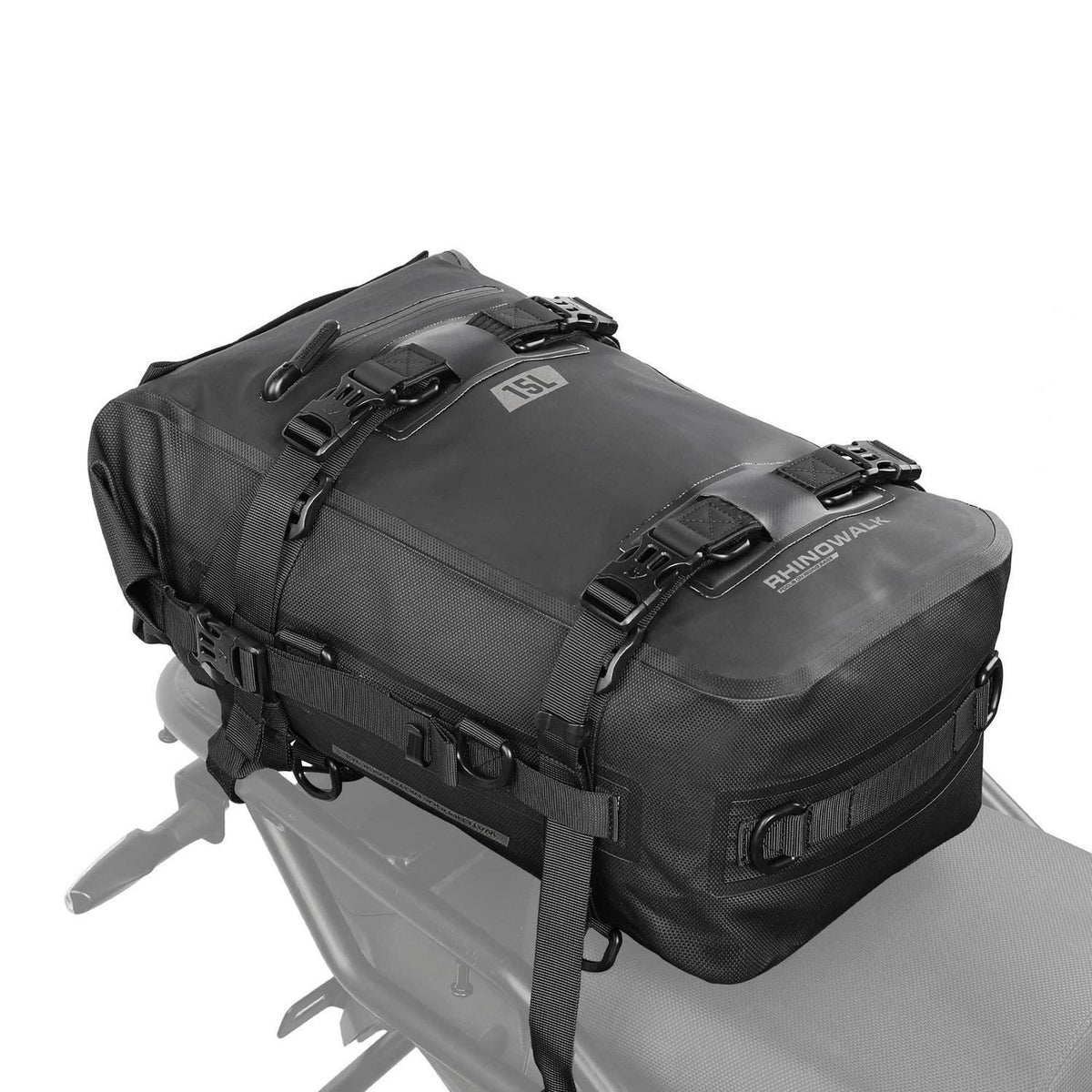 Motorrad Sitztasche 15L Wasserdicht – Gepäckträger & Satteltasche