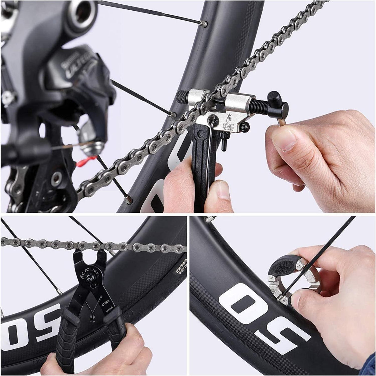 Fahrrad Reparaturset 27-teilig mit Werkzeugkoffer