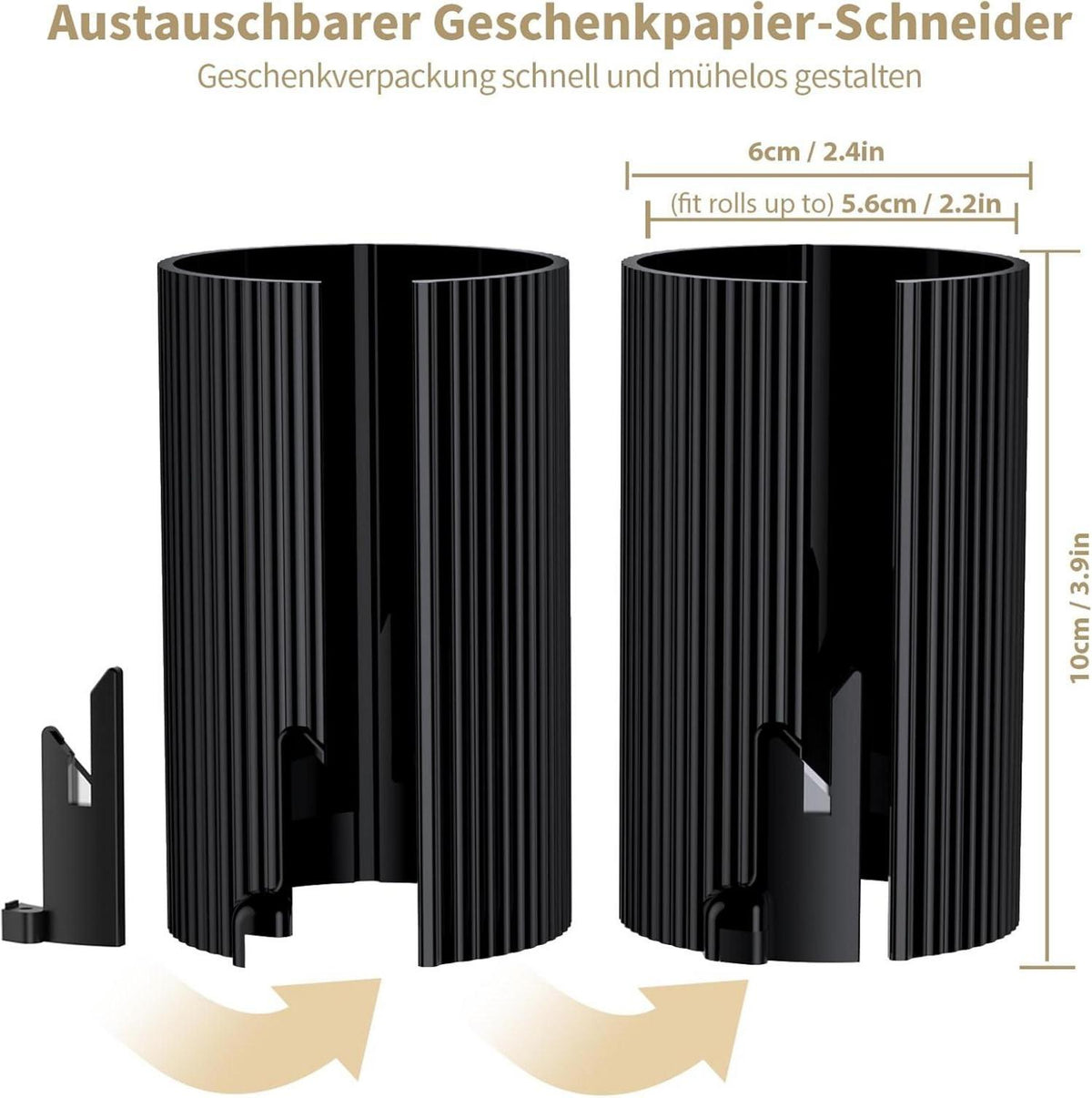 Austauschbarer Geschenkpapier Schneider Weihnachtliche 2