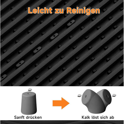 Hochdruck Duschkopf mit 3+1 Strahlarten & Wassersparfunktion