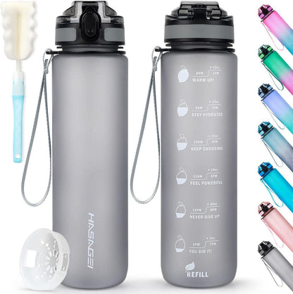 Sports Trinkflasche 1 Liter BPA Frei Tritan - Auslaufsicher