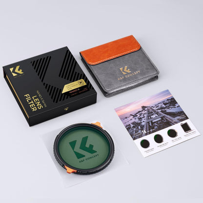 Variabler ND & CPL Filter 62mm 2-6 Blendenstufen Nano-Beschichtung