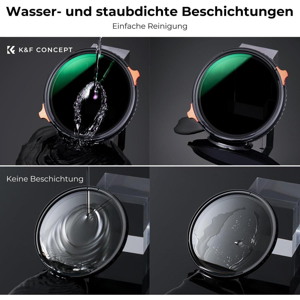 Variabler ND & CPL Filter 37mm 2-in-1 ultradünn