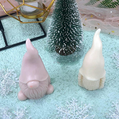 2x Weihnachtsmann Silikonform für Kerzen & Seife – DIY Geschenkidee