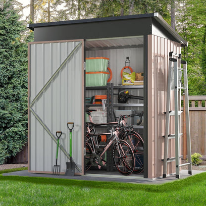 Metall Gerätehaus 90x150cm – Wetterfest & Verriegelbar