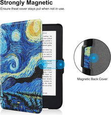 HGWALP Slim Shell Hülle für Tolino Shine & Kobo Clara eReaders, Premium Cover-Star Sky