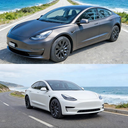 Radkappen Tesla Model 3 18 Zoll Mattschwarz Aero