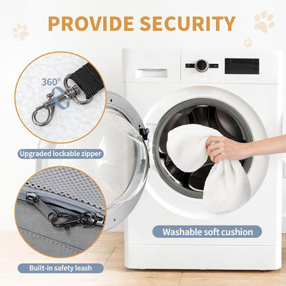 Petsfit Transporttasche für Hunde & Katzen – Grau, Medium