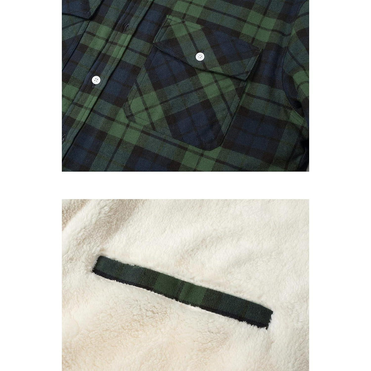 Herren Thermohemd mit Innenfleece Grün