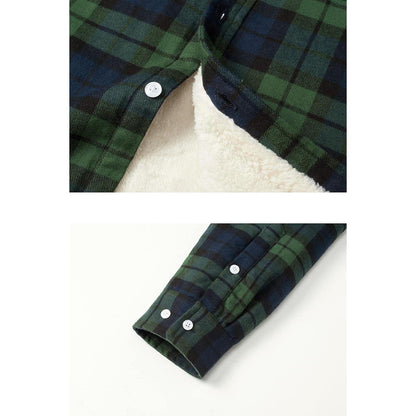 Herren Thermohemd mit Innenfleece Grün