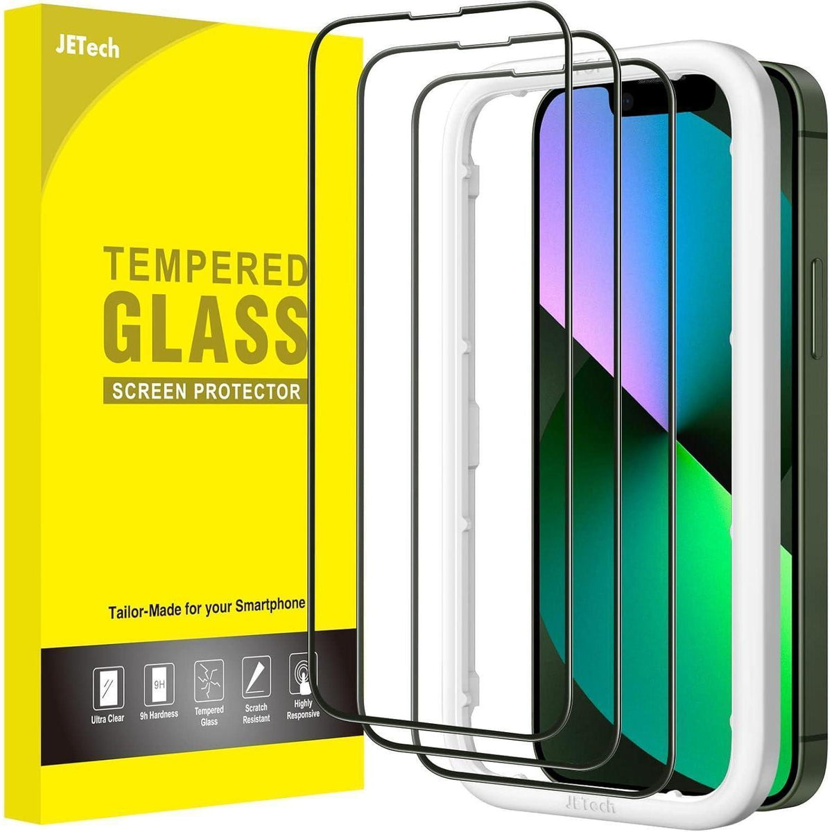 Displayschutzfolie für iPhone 13 mini, 3 Stück, Panzerglas