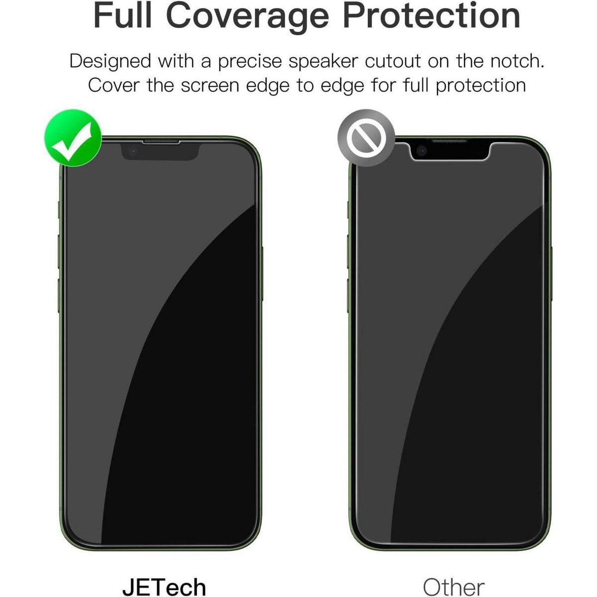 Displayschutzfolie für iPhone 13 mini, 3 Stück, Panzerglas