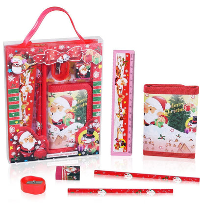 Weihnachts Schreibwaren Set für Kinder – Schulstarter Geschenk