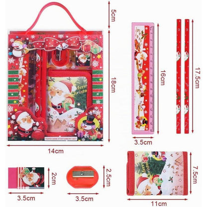Weihnachts Schreibwaren Set für Kinder – Schulstarter Geschenk