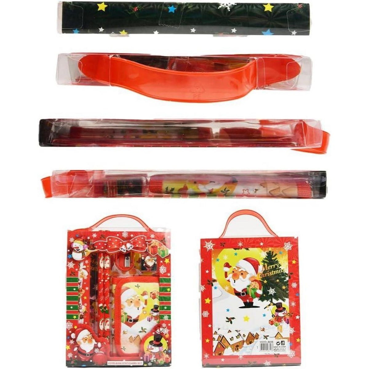 Weihnachts Schreibwaren Set für Kinder – Schulstarter Geschenk