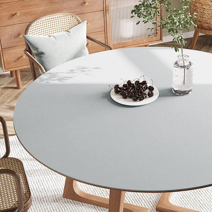 PU Tischdecke Grau 80x200cm – Wasserdichte Tischfolie für Tisch & Schreibtisch