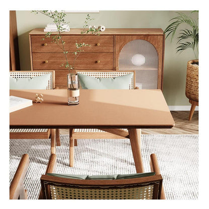 PU Tischdecke wasserdicht 80x180cm Khaki – Tischfolie Schutzmatte