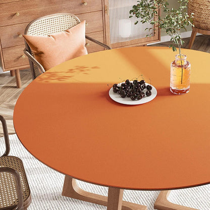 PU Tischdecke wasserdicht orange 90x180 cm - Tischfolie Schutzmatte