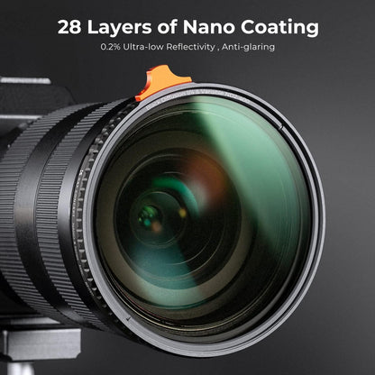 Filter 82mm Black-Mist 1/4&ND2-ND400 2 in 1 multifunktionaler Filter