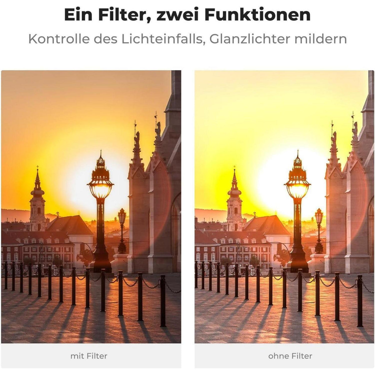 2-in-1 Black Mist & Variabler ND Filter 49mm
