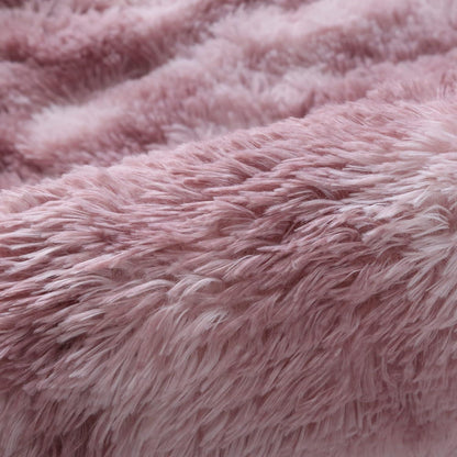 Weicher Hochflor Shaggy Teppich 200x300 cm Rosa Lila