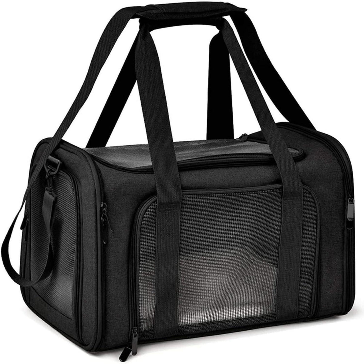 Faltbare Katzentransportbox 50x34x34cm – Tragetasche für Katze & Hund