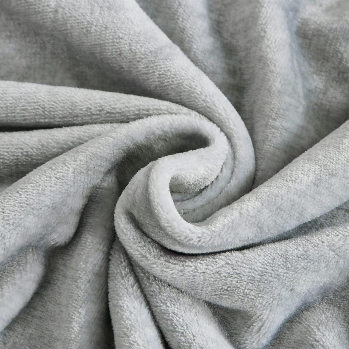 Damier Winter Plüsch Bettwäsche Set Grau 220x240cm