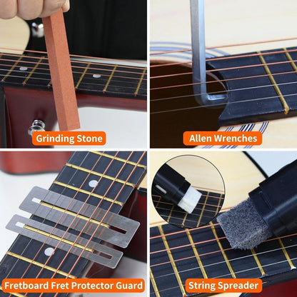 72-teiliges Gitarren-Werkzeugset für Wartung & Reparatur
