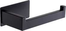 Toilettenpapierhalter selbstklebend Edelstahl Schwarz