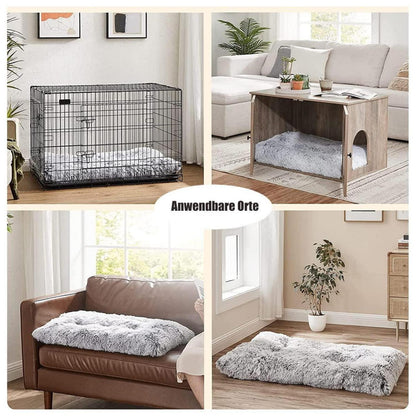 Flauschiges Hundebett 122x83cm – Weiche Polsterung & Waschbar