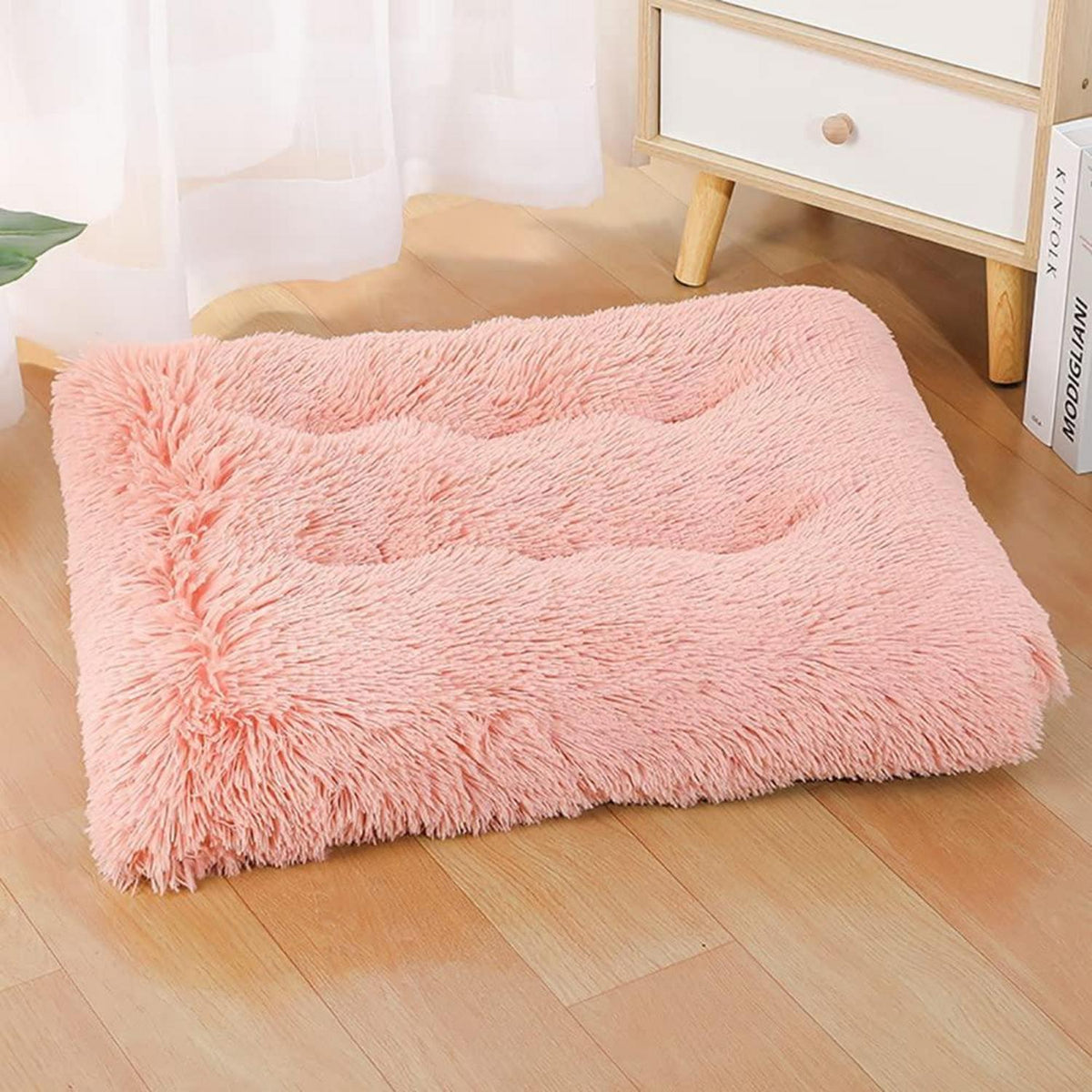 Flauschiges Hundebett 109x72cm – Weiche Polsterung & Waschbar