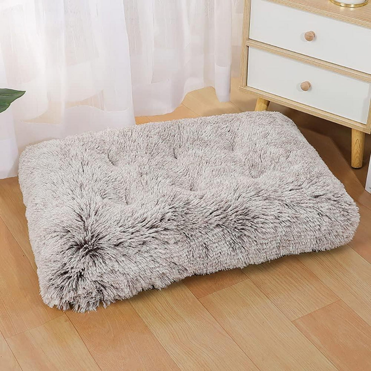 Flauschiges Hundebett 122x83cm – Weiche Polsterung & Waschbar