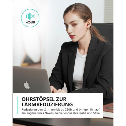 Schlaf-Ohrstöpsel Silikon - Geräuschreduzierung S/L