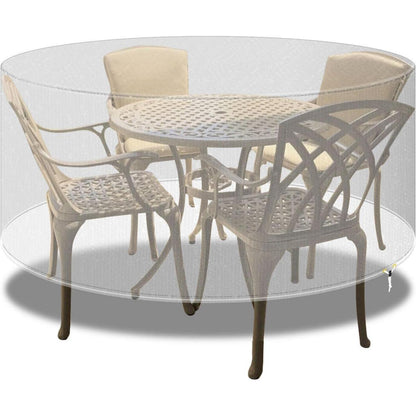 Runde Terrassenmöbelabdeckung wasserdicht & winddicht 130x71cm