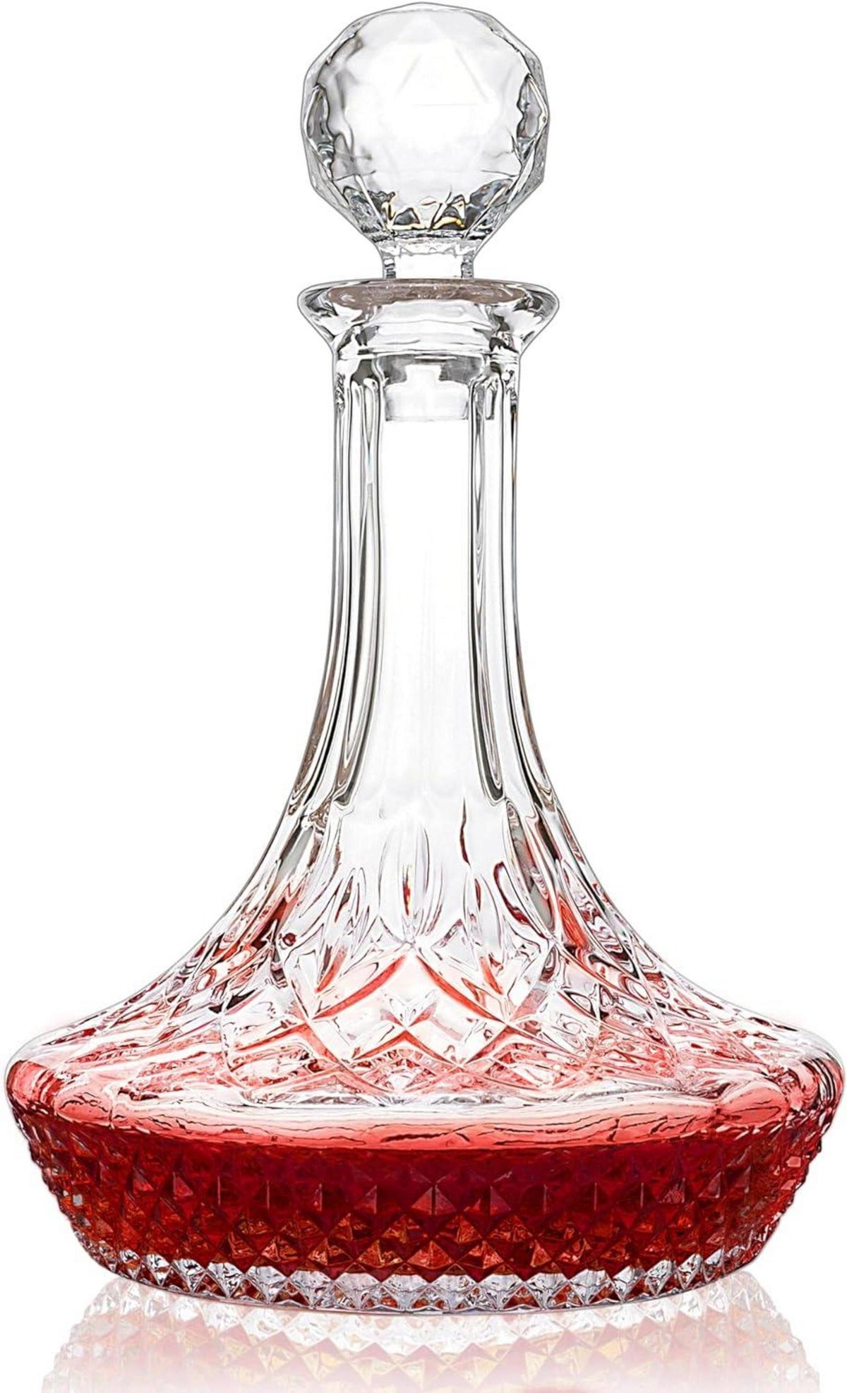 Kristall Wein Karaffe für Whisky Bourbon Rotwein 1250ml
