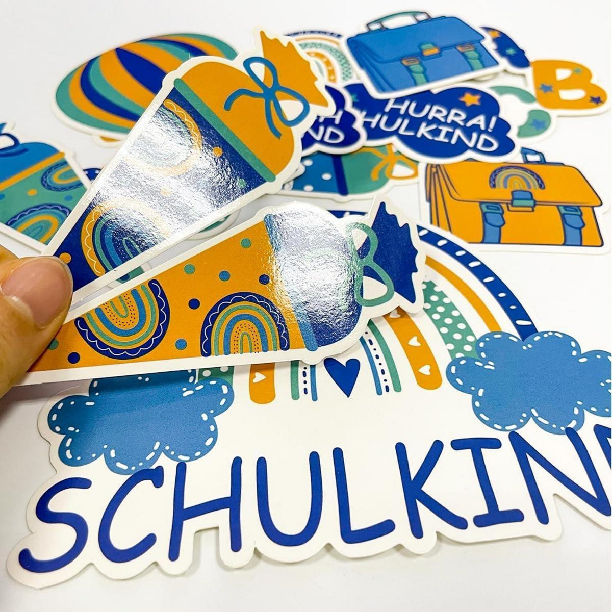 Tortendeko Einschulung Junge Schulanfang Kuchendeko 13 Stück