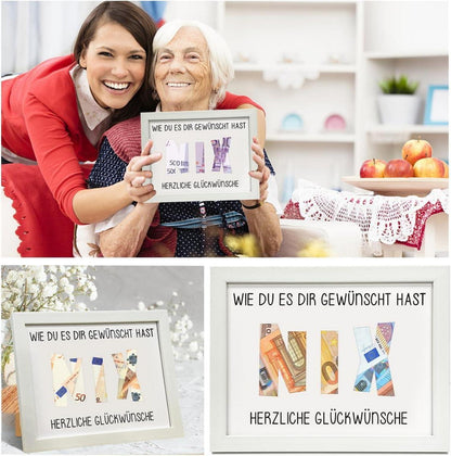 Geldgeschenk Nix - Geschenkverpackung Geburtstag Bruder Frau