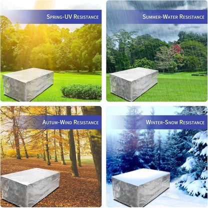 Wasserdichte Gartenmöbel Abdeckung 240x140x90cm – Schutzhülle