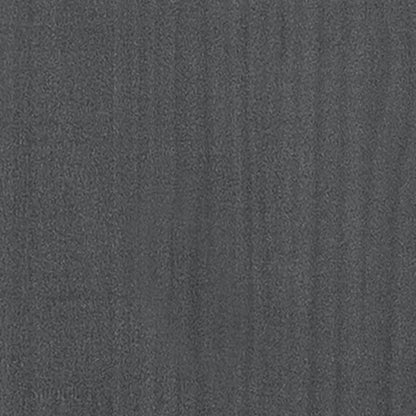 Bücherregal 100x30x140 cm 4 Fächer Kiefer Massivholz Grau