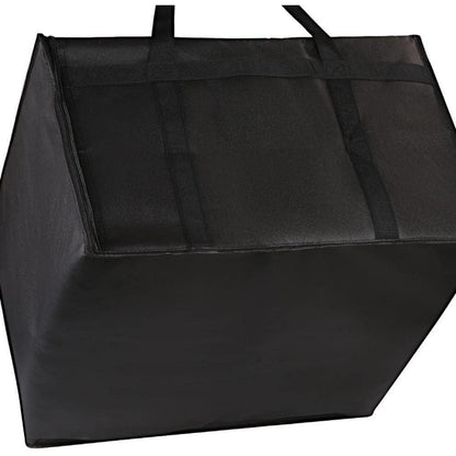 Kühltasche wiederverwendbar für Lebensmittel – Schwarz 40x40x35cm