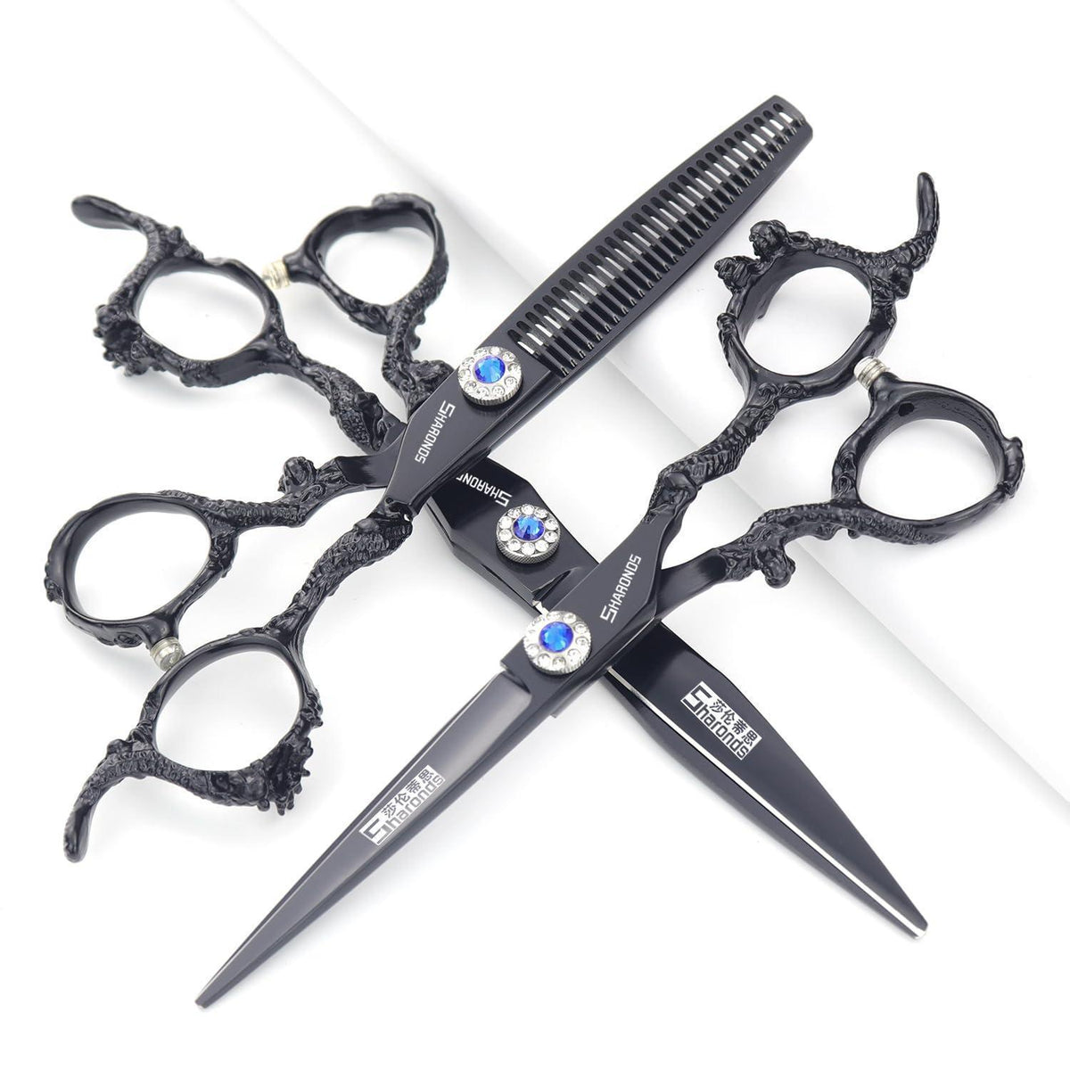 Professionelle Friseurschere 6-8 Zoll 440C Stahl Set