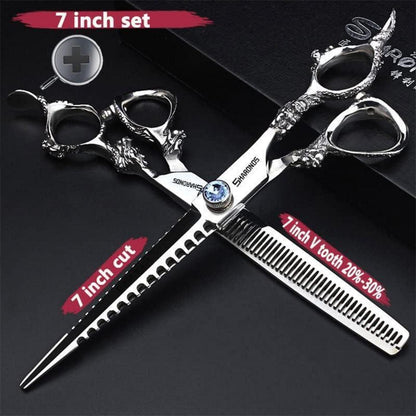 Professionelle Friseurschere 6/7 Zoll 440C Stahl