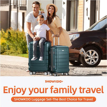 SHOWKOO Großer Hartschalenkoffer XL ABS+PC 77cm TSA Schloss
